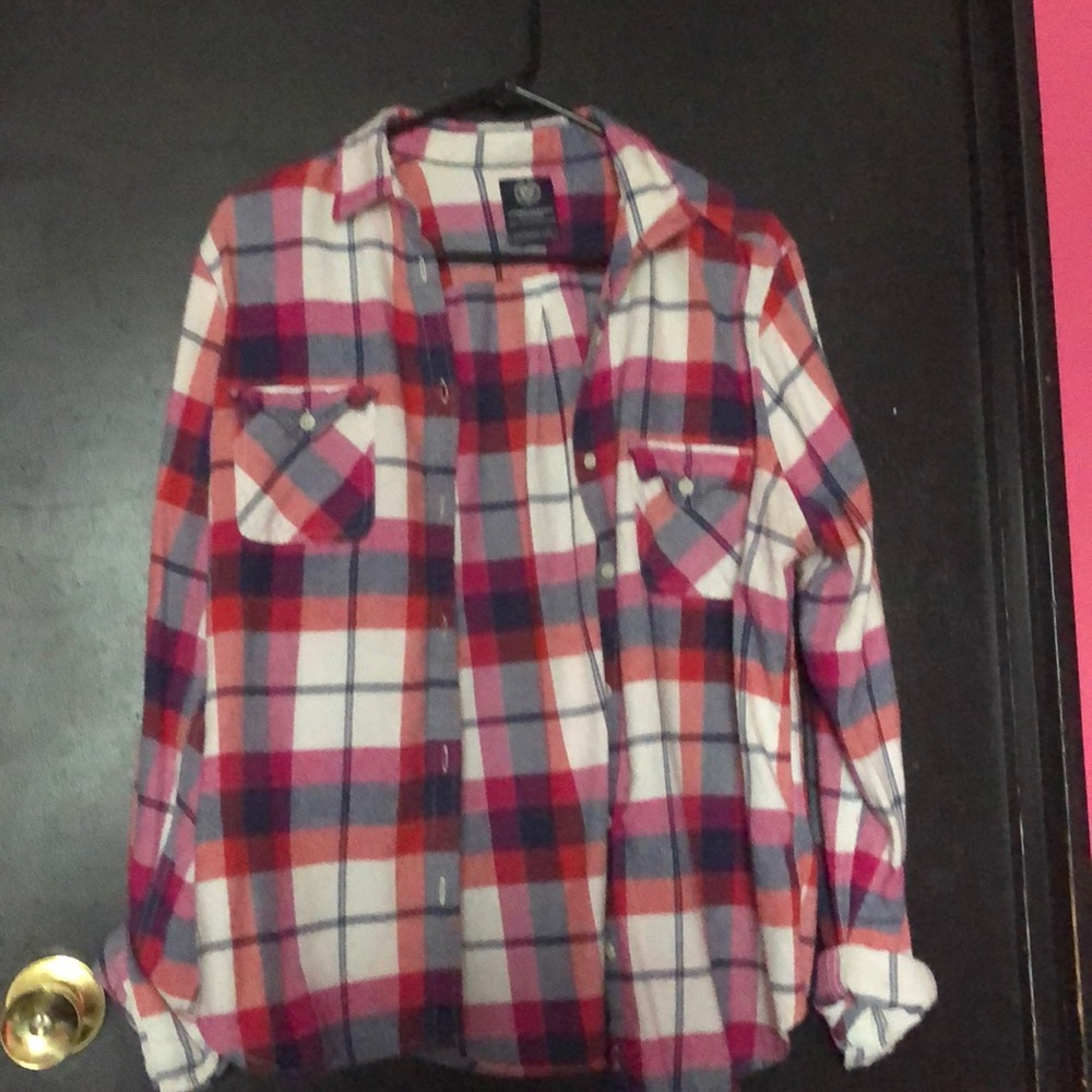 Multicolored flannel